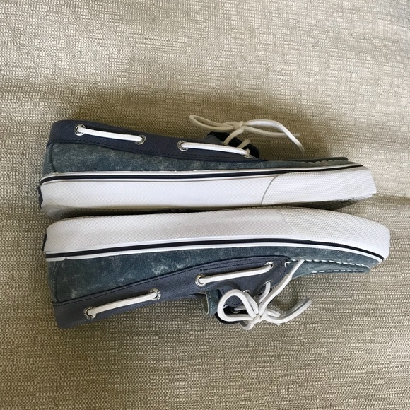 Blue and White Sperrys - Picture 6 of 6